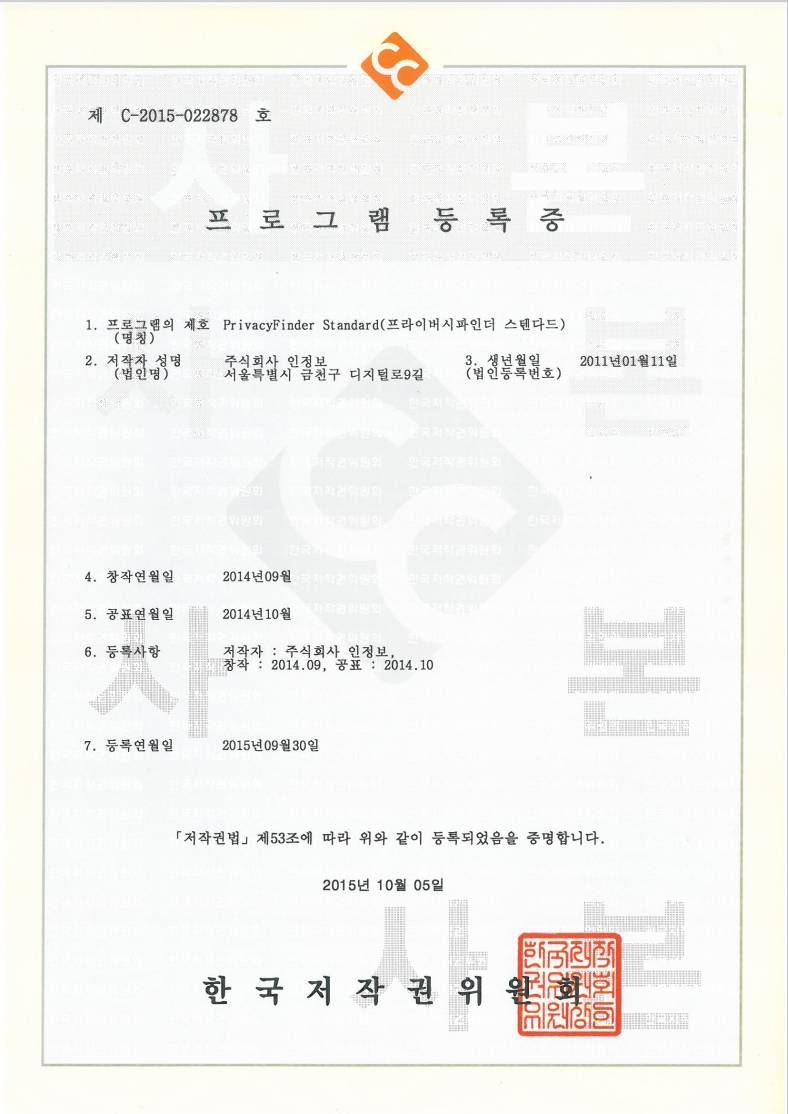 Privacy Finder Standard